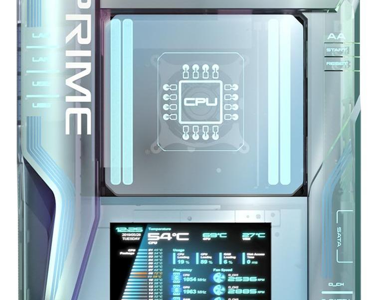 Asus продемонстрировала на Computex 2019 концептуальную материнскую плату
