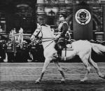 Who hosted the victory parade on June 24, 1945